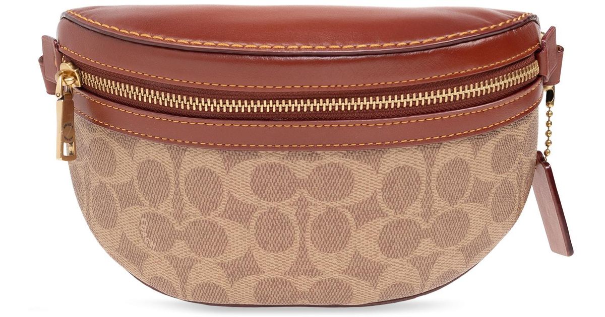 COACH 'bethany' Belt Bag in Brown | Lyst