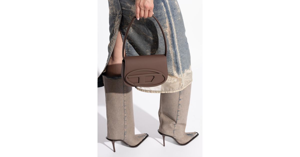 ショルダーバッグ・ポシェット DIESEL Woman Shoulder bag Brown X10330P8245 T2231 Women's 1DR Shoulder Bag - Iconic shoulder bag in padded