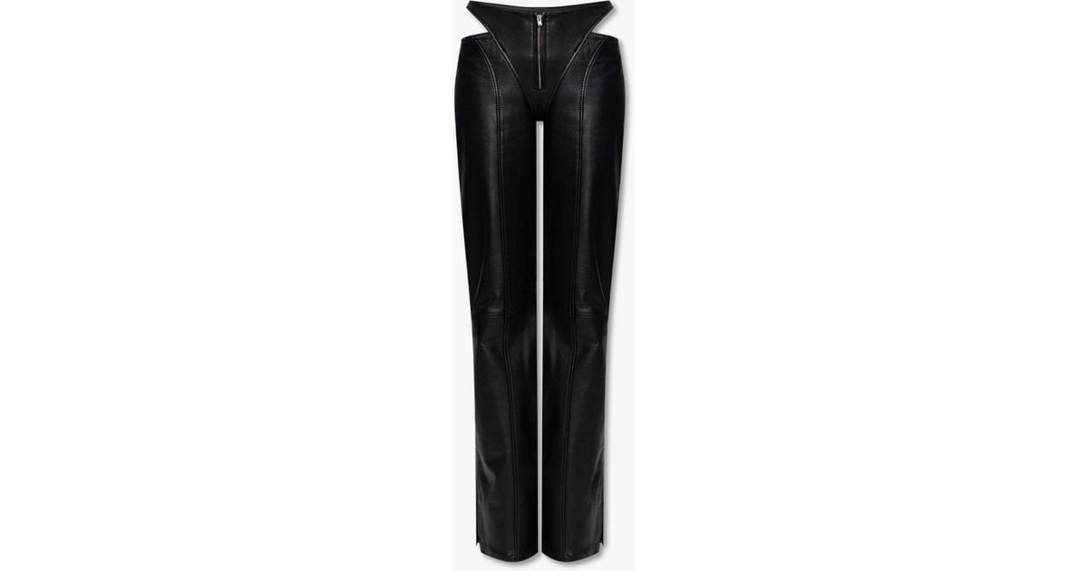 MISBHV Leather Trousers in Black | Lyst