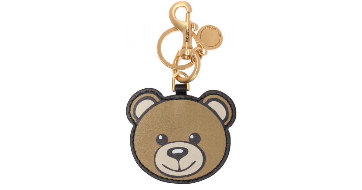 moschino bear keychain