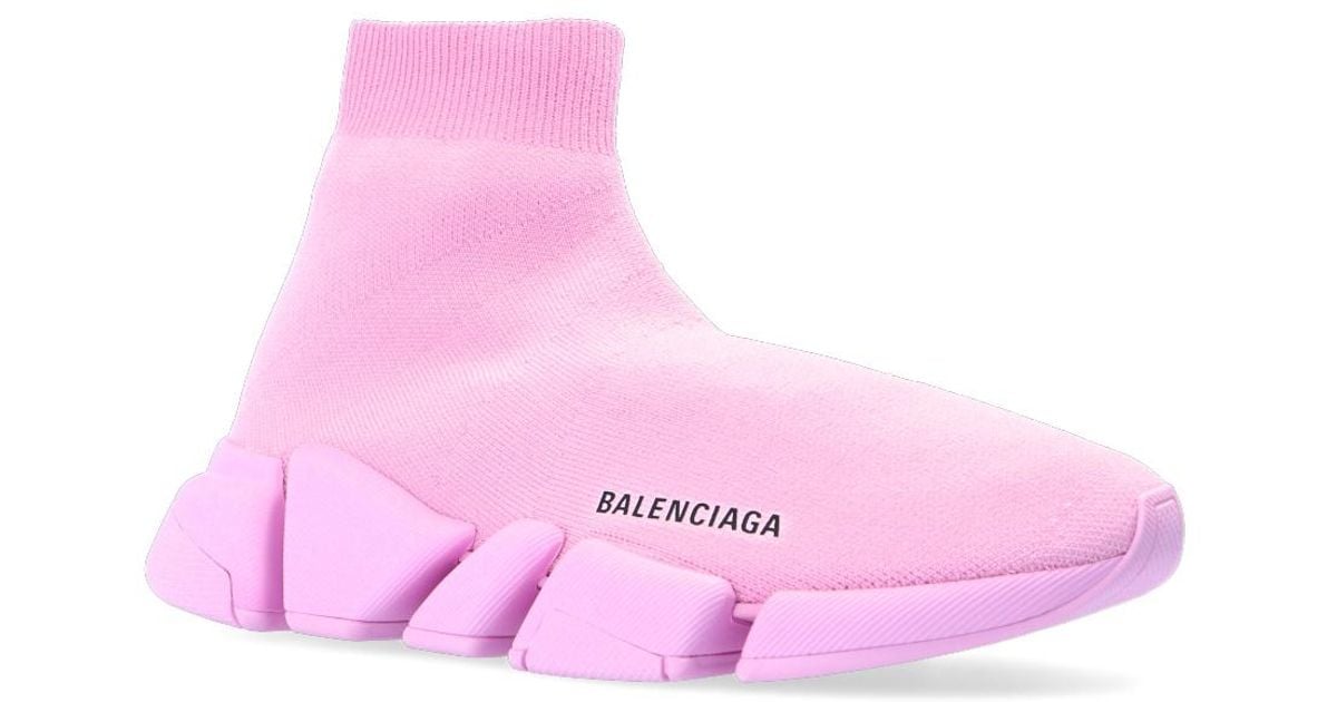 balenciaga sock shoes pink