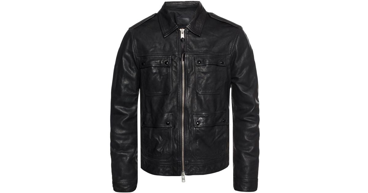 allsaints kage leather jacket