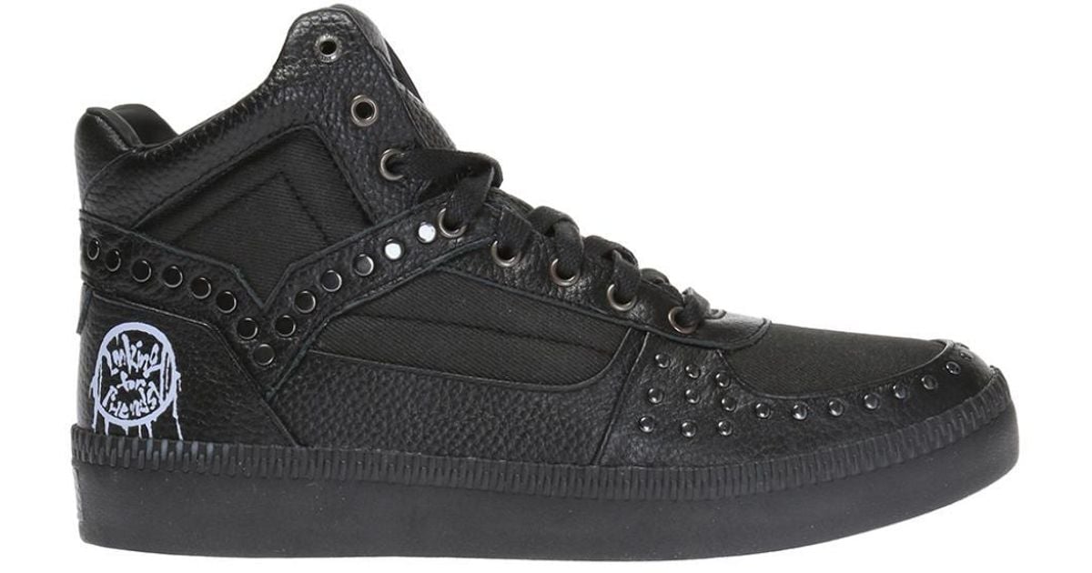 diesel street fighter sneakers