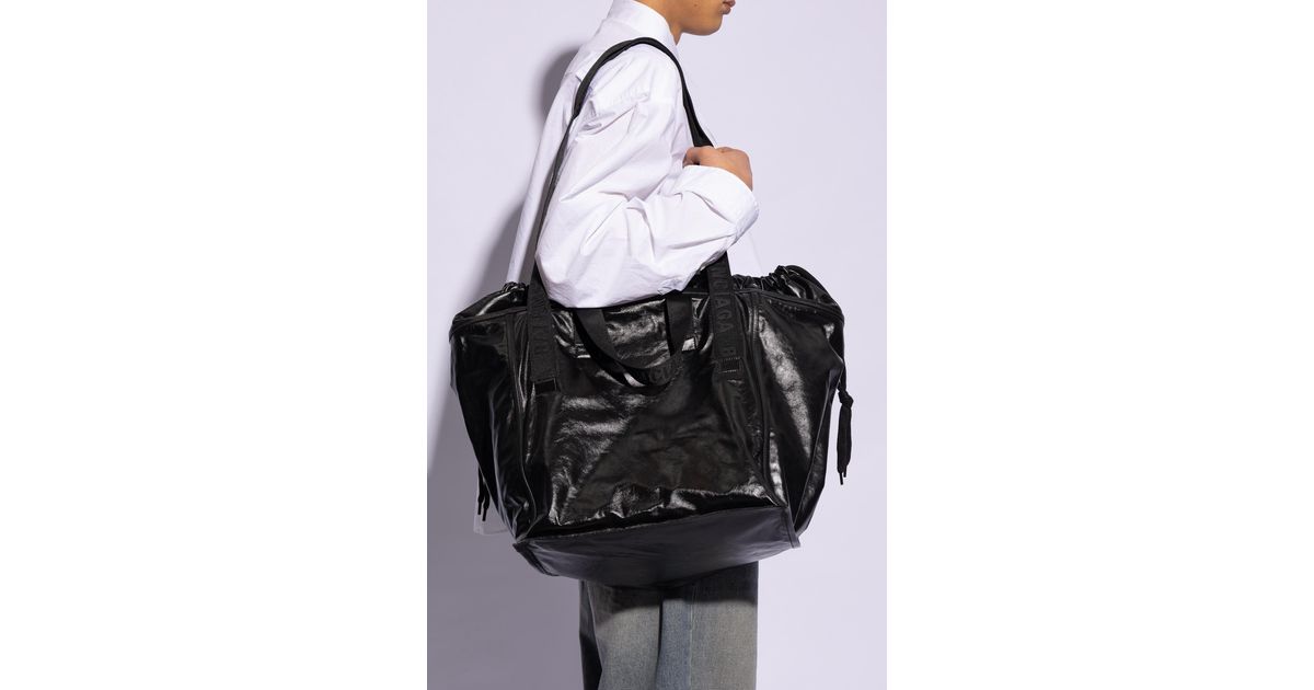 Balenciaga 'Cargo Large' Shopper Bag in Black for Men | Lyst