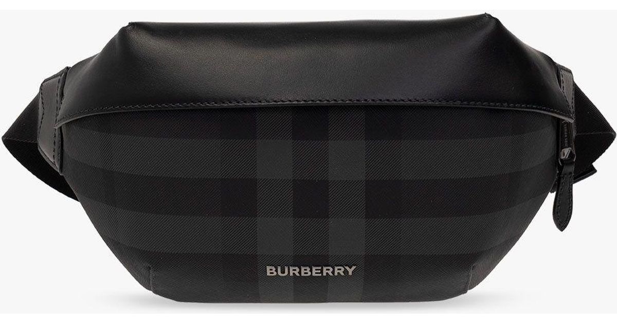 Burberry 'sonny Medium' Belt Bag in Black for Men Lyst