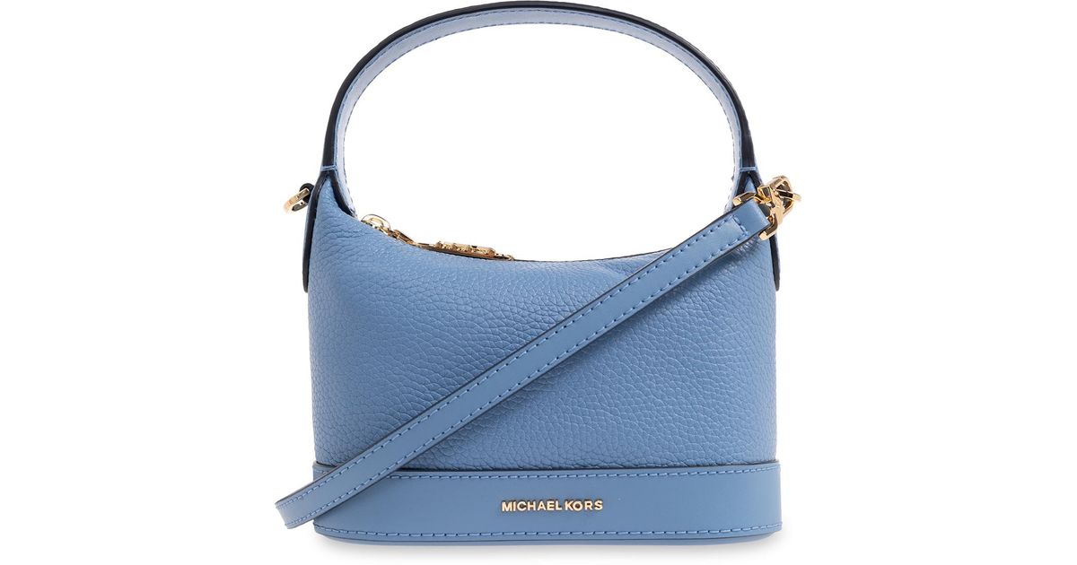 Michael kors blue clearance hobo bag