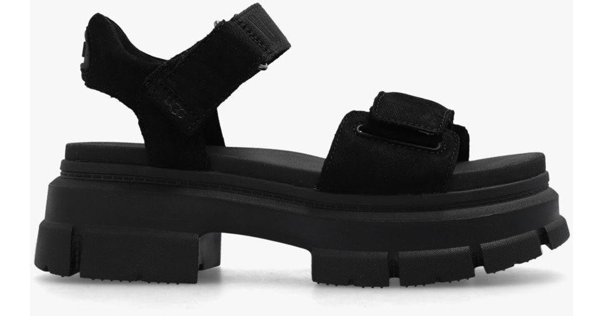 UGG 'ashton' Platform Sandals, in Black | Lyst