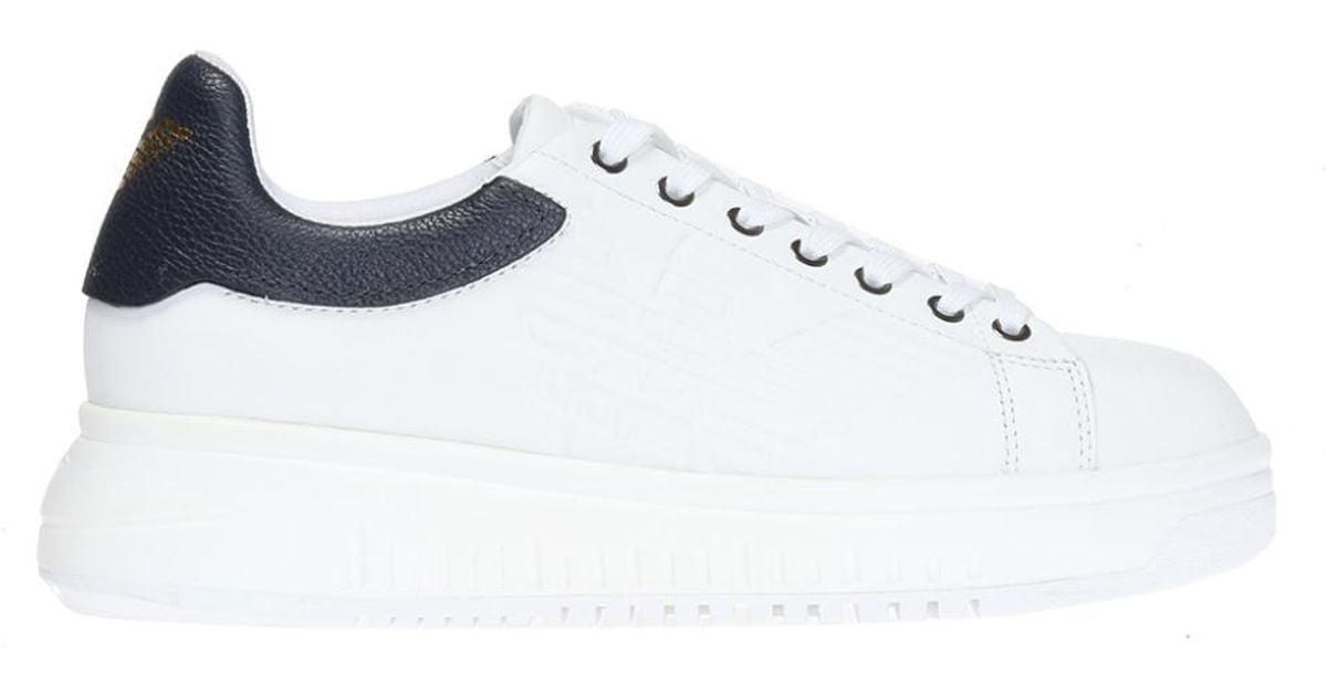 armani platform trainers