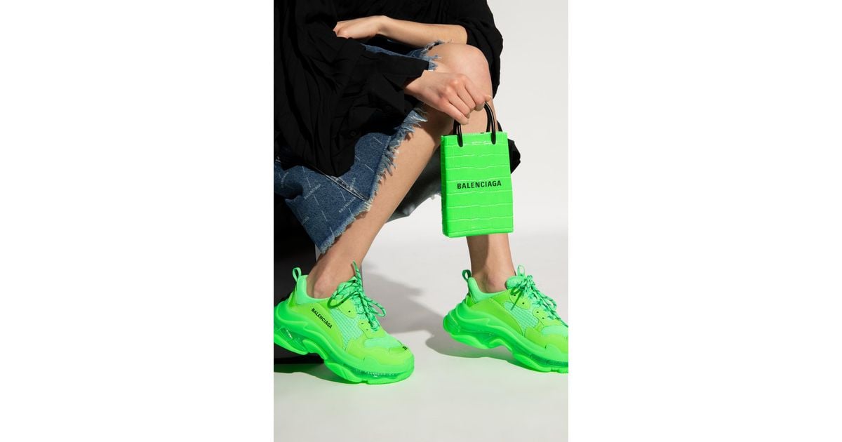 Balenciaga triple s green neon new arrivals