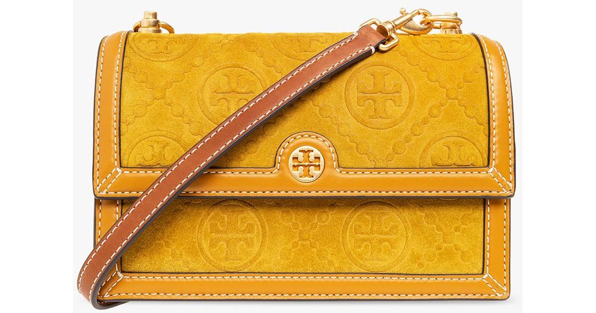 Tory Burch Shoulder Bag In Patent Leather in Yellow Lyst UK