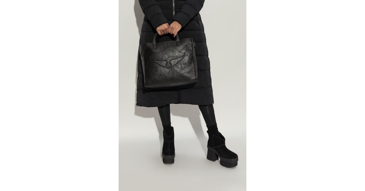 トートバッグ Zadig & Voltaire Angel Monogram Bag - Synthetic - Black Zadig&Voltaire Angel Wings Tote Bag | Black | FARFETCH