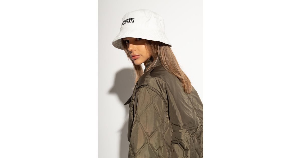AllSaints 'oppose' Bucket Hat With Logo in White | Lyst
