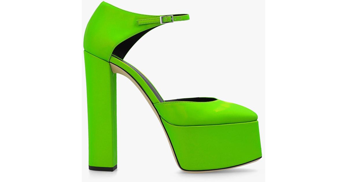 Giuseppe Zanotti 'new York' Platform Shoes in Green | Lyst UK