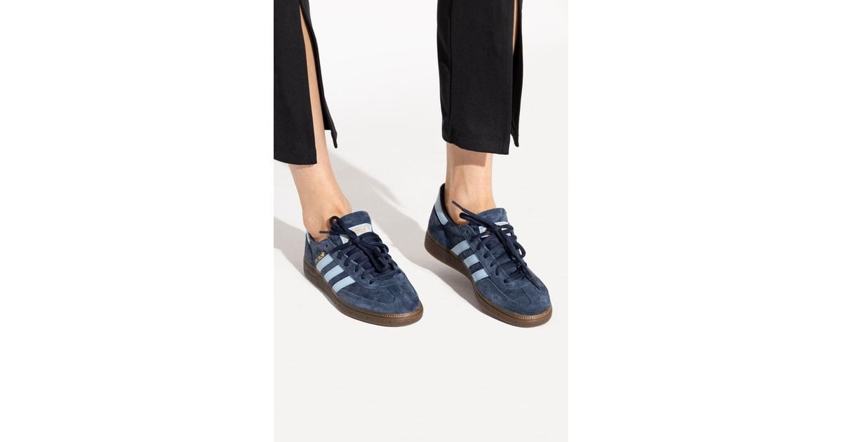 adidas Originals Leather 'handball Spezial' Sneakers in Navy Blue (Blue) |  Lyst