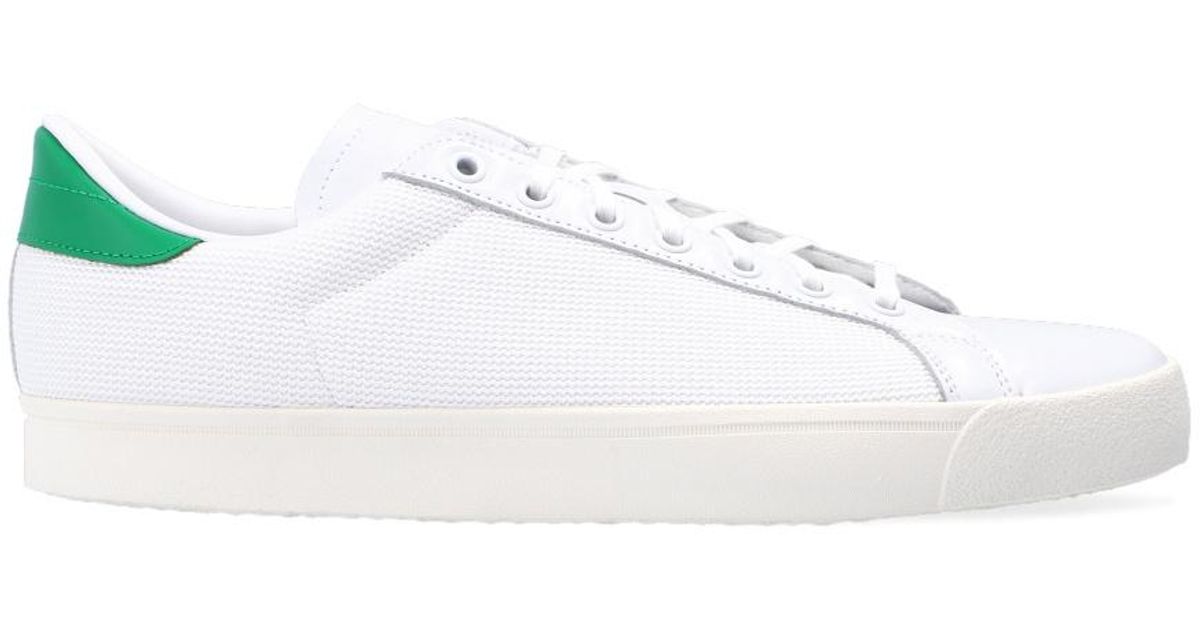 adidas Originals Leather 'rod Laver' Sneakers in White | Lyst UK