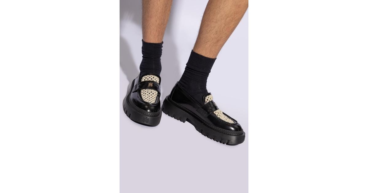 【関税込み】AMIRI ブラック Jumbo ローファー WOMEN - WOMEN'S JUMBO LOAFER - Black | AMIRI