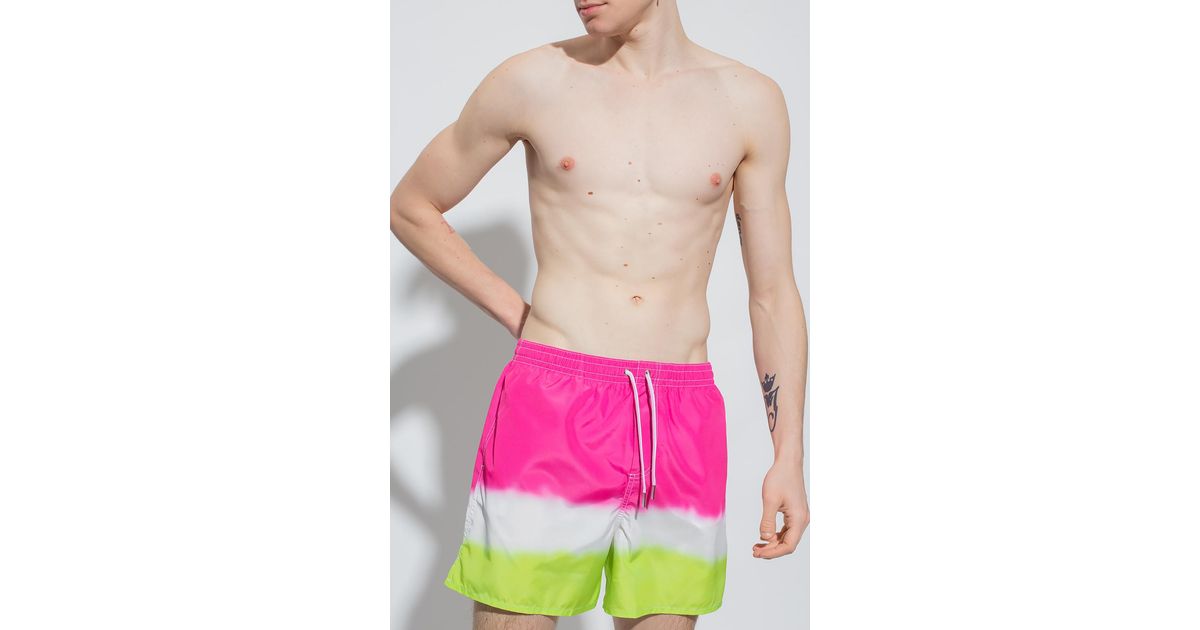 DSquared² Swim Shorts in Pink for Men 