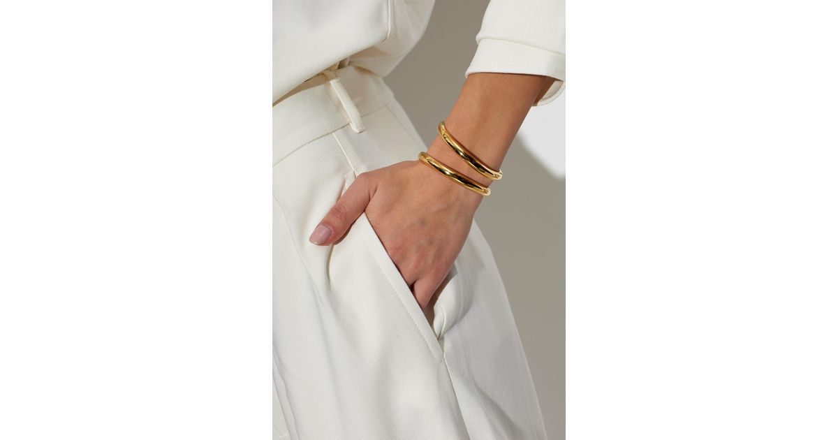 Parallel Structure Bar LIE STUDIO 'Maggie' Bracelet in Metallic | Lyst