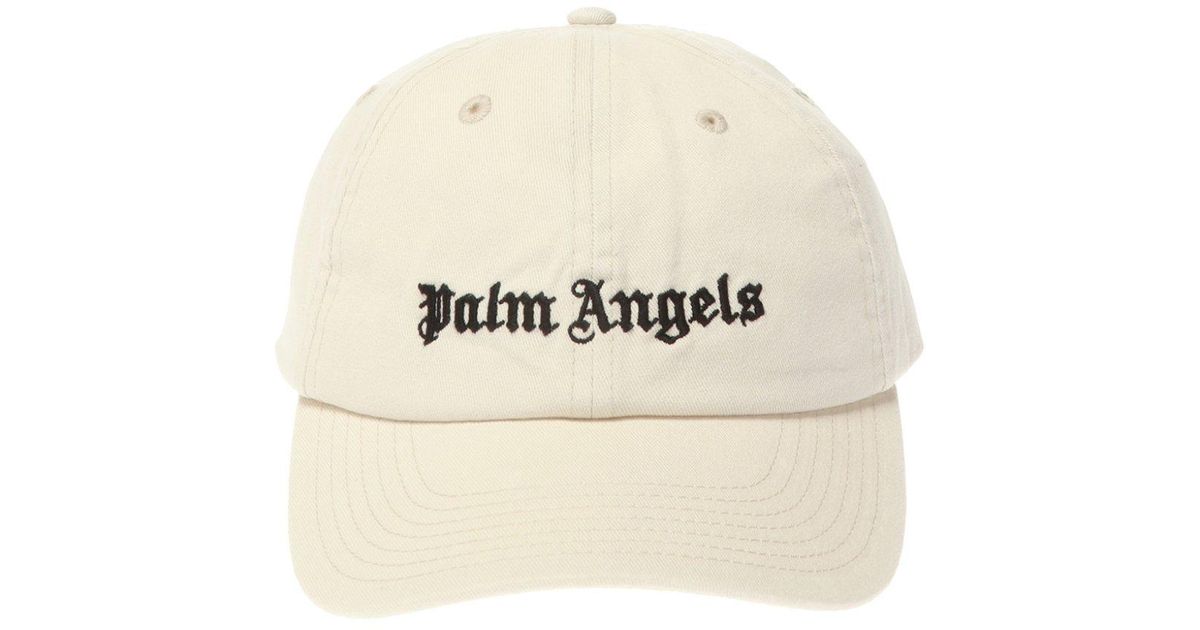 Palm Angels Cotton Branded Baseball Cap 