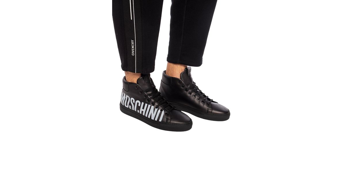 moschino high sneaker