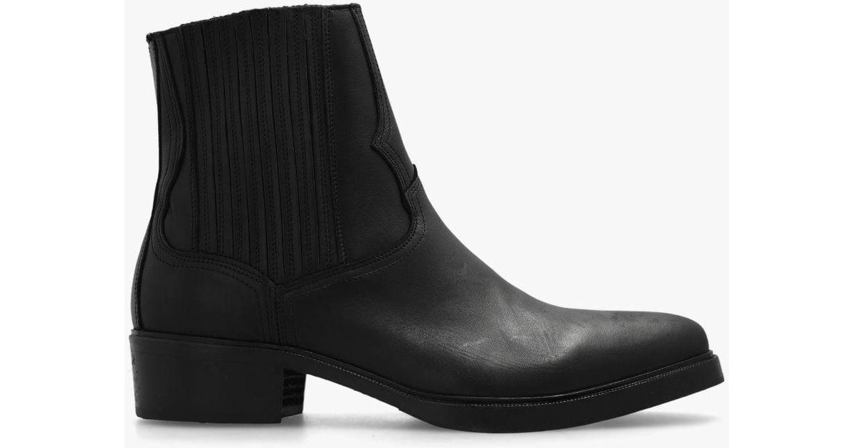 AllSaints 'lasgo' Heeled Ankle Boots in Black | Lyst