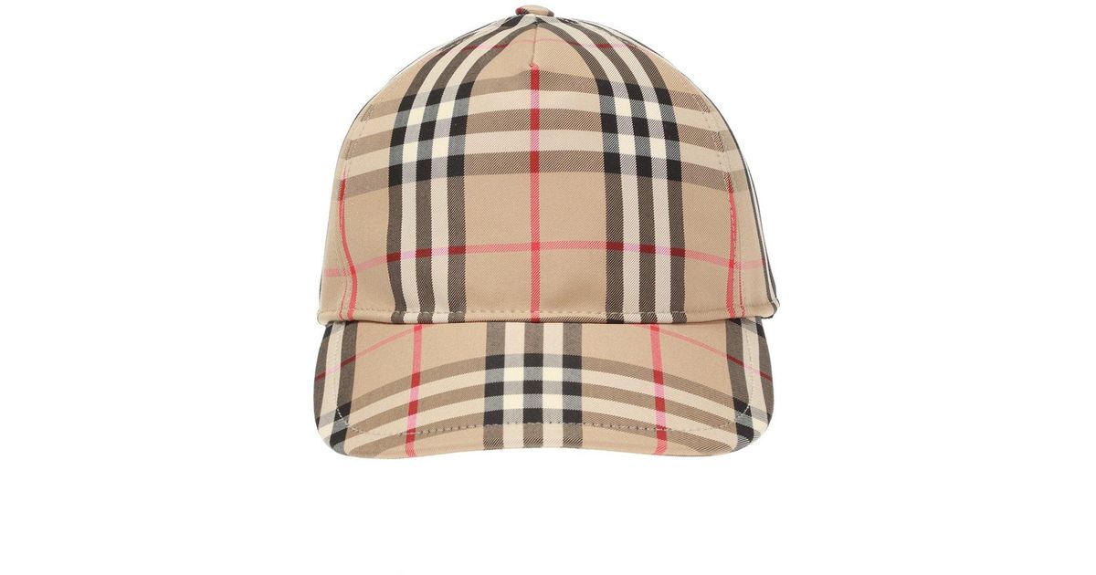 Burberry Cotton Branded Baseball Cap for Men Lyst