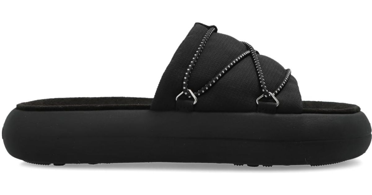 Moon Boot 'Mb Icon Slide' Slides in Black | Lyst Canada