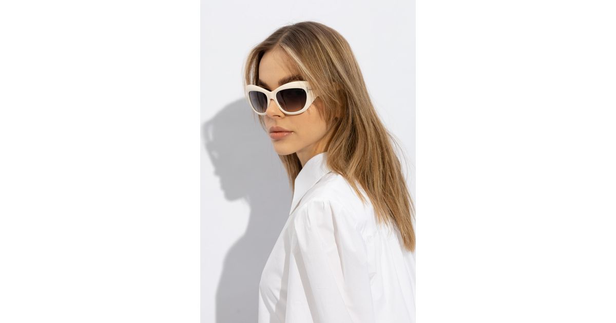 Tom Ford Brianna 55mm Gradient Cat Eye Sunglasses Tom Ford Brianna ivory | Sunglasses main image 4