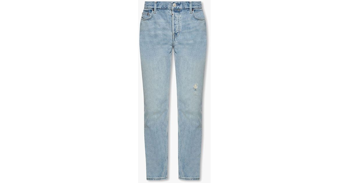 AllSaints 'curtis' Straight Leg Jeans in Blue for Men | Lyst