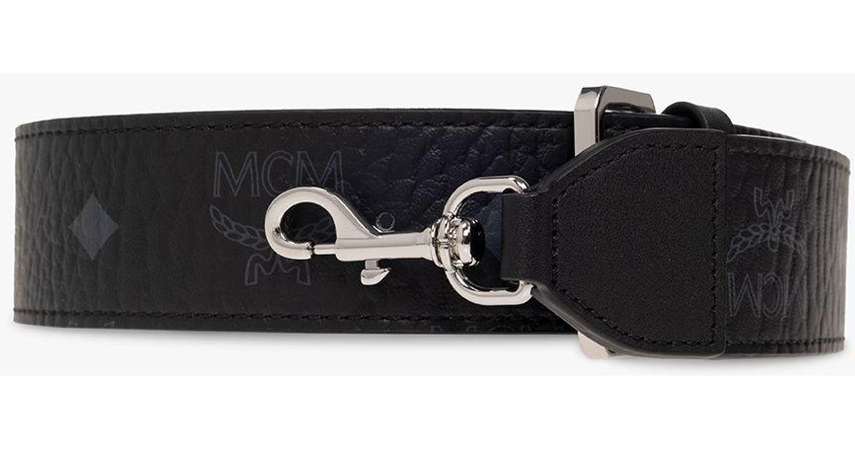MCM Bag Strap With Monogram in Black Lyst