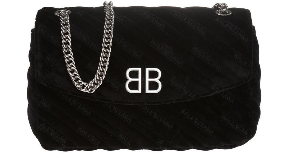 Balenciaga - Authenticated Bb Round Handbag - Leather Black Plain for Women, Never Worn