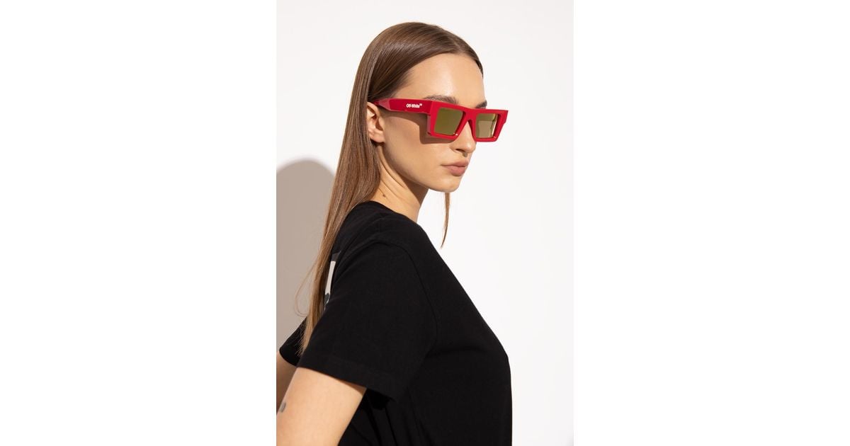 Red 'Nassau' sunglasses Off-White - Vitkac TW