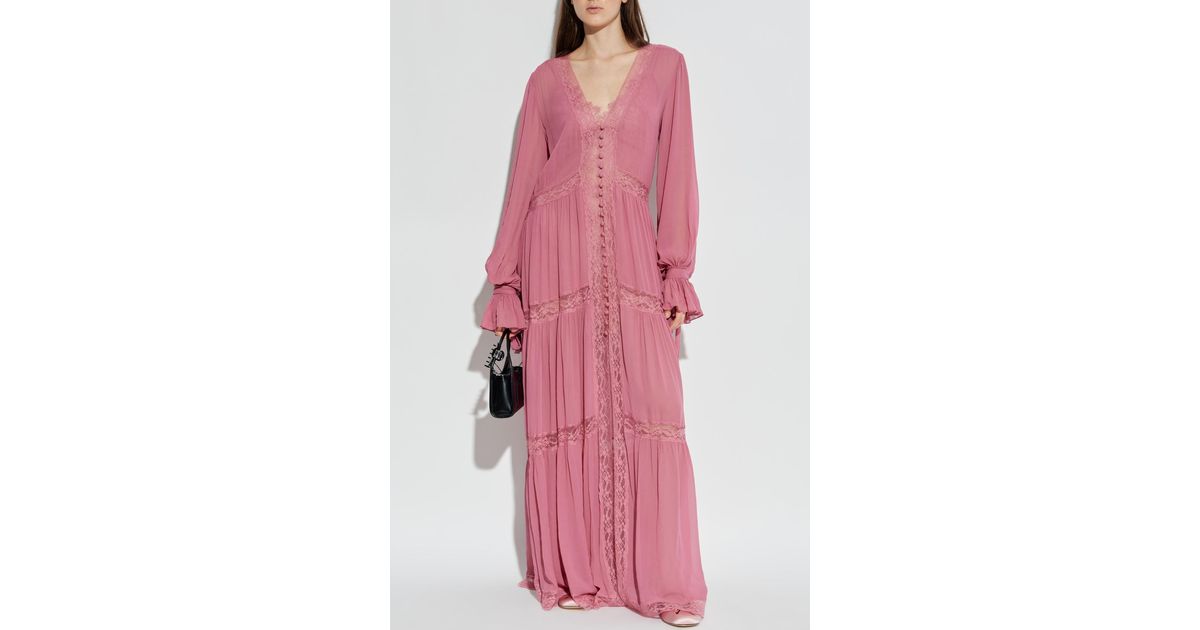 LoveShackFancy Dress 'Lyvienne' in Pink | Lyst