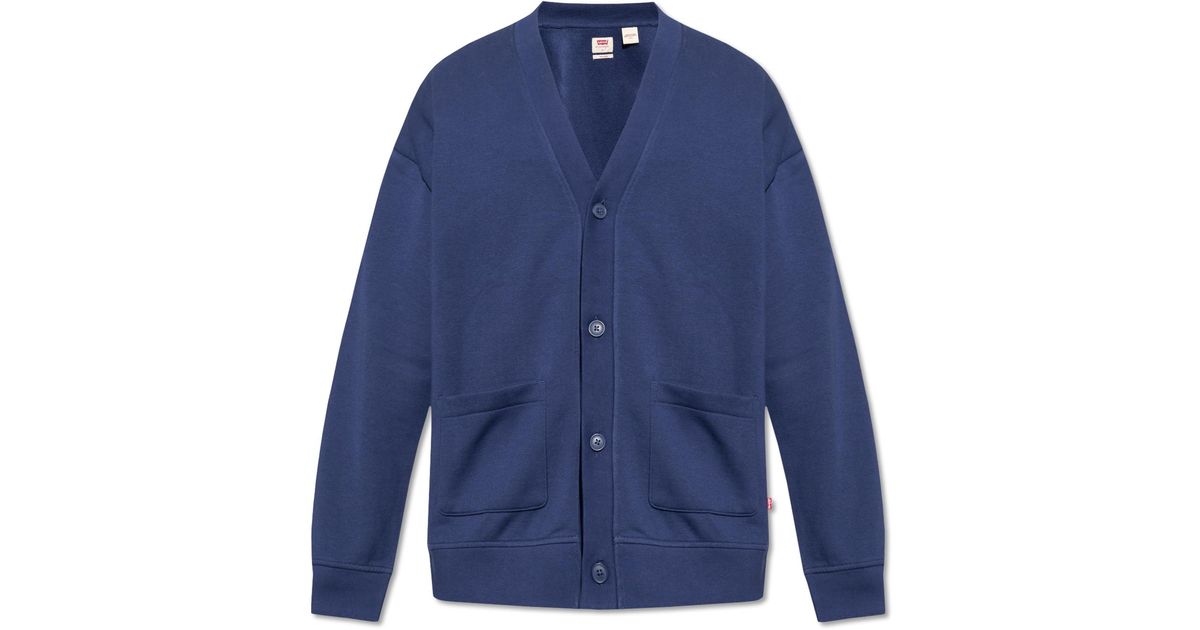 Levi's Cardigan With Buttons in Blue for Men Lyst
