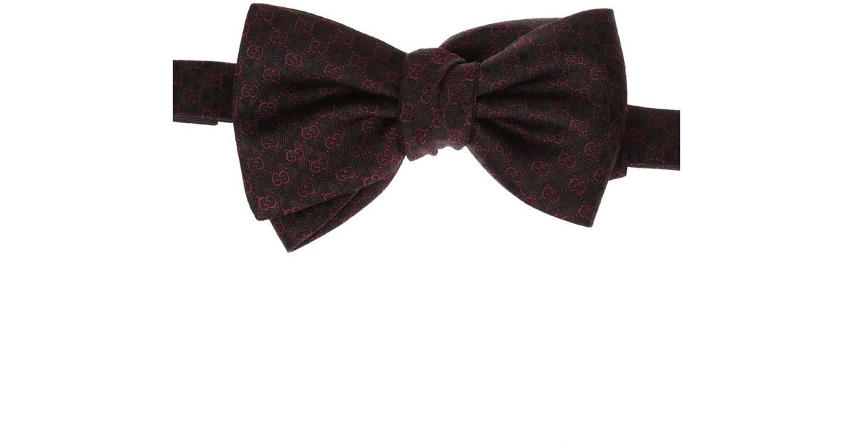 Gucci Silk Bow Tie for Men Lyst