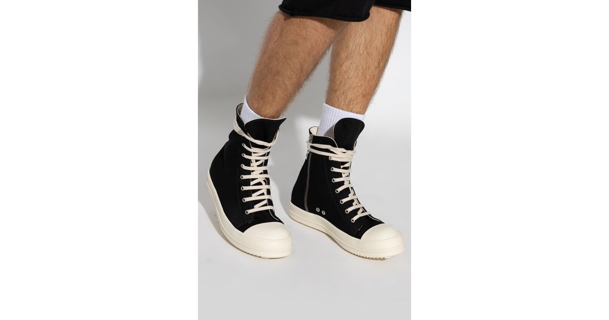 Rick Owens High-Top Sneakers Sneakers in Black for Men | Lyst