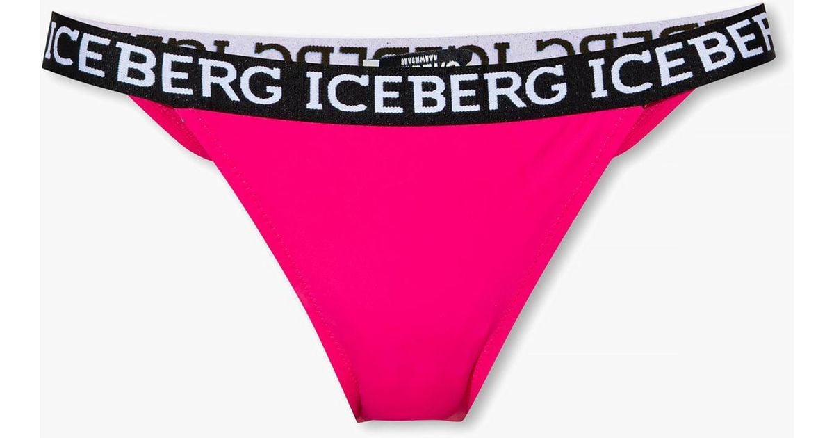 Iceberg Swimsuit Bottom in Pink | Lyst