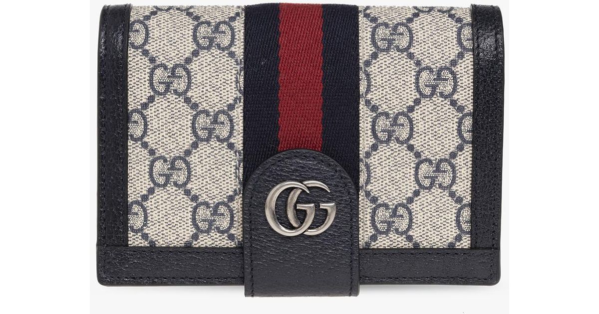 Grey 'GG Marmont' wallet with chain Gucci - Vitkac Canada