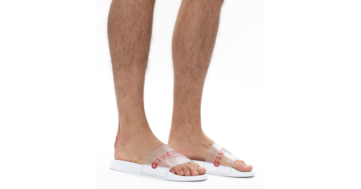givenchy slides white