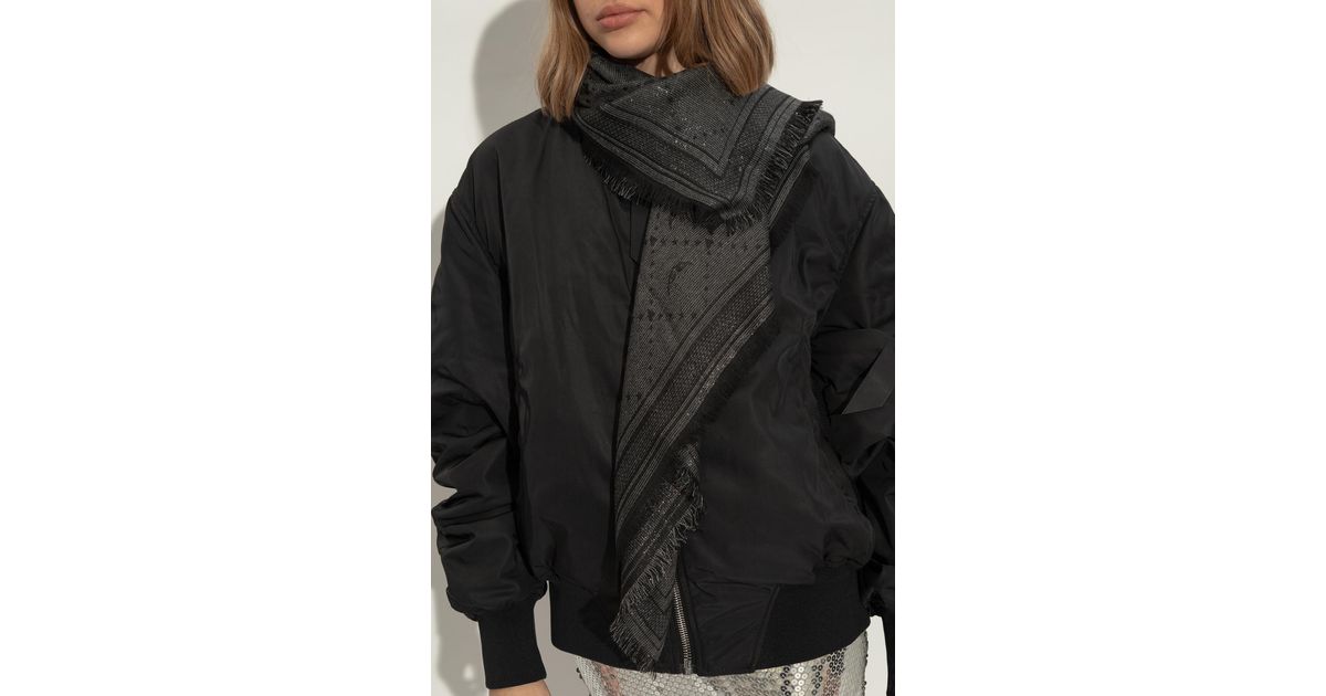 Zadig & Voltaire Scarf Glenn in Black | Lyst