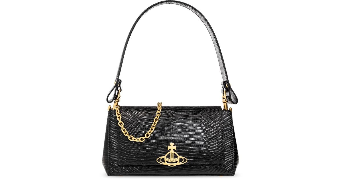 Vivienne Westwood 'hazel Medium' Shoulder Bag in Black | Lyst