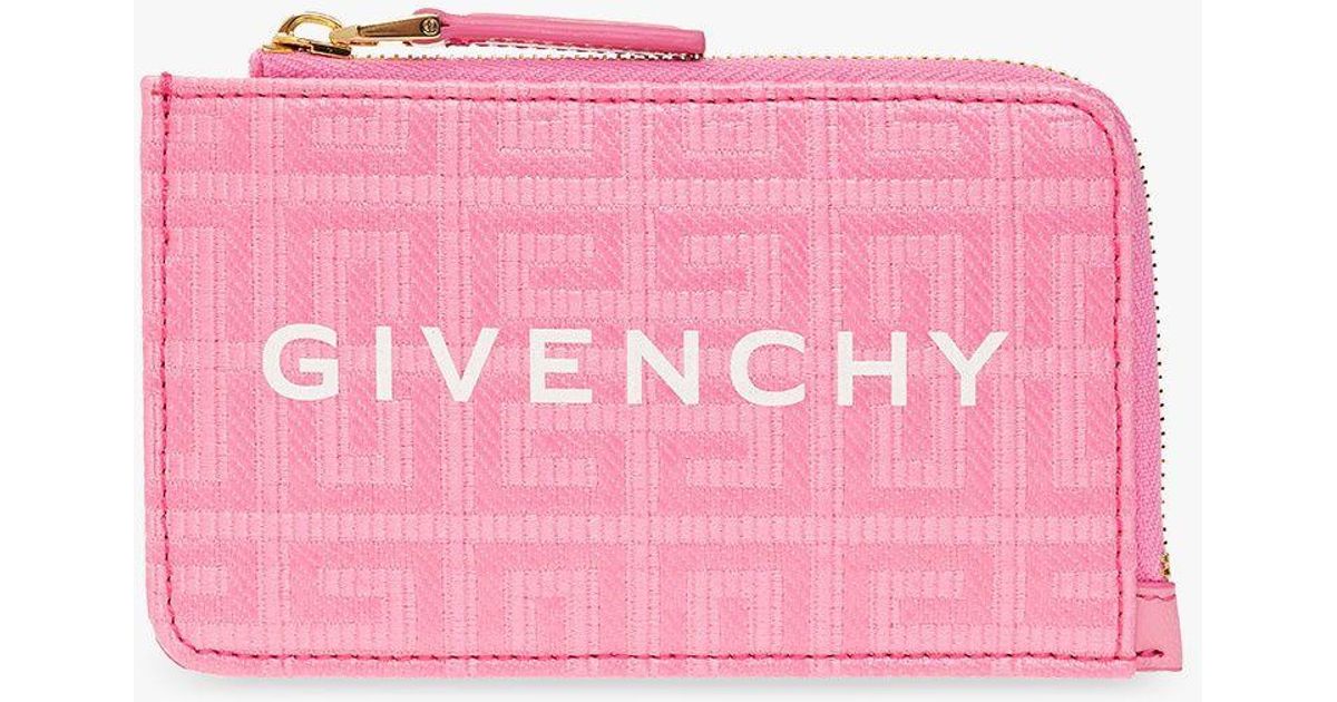Givenchy Card Case With Logo in Pink | Lyst