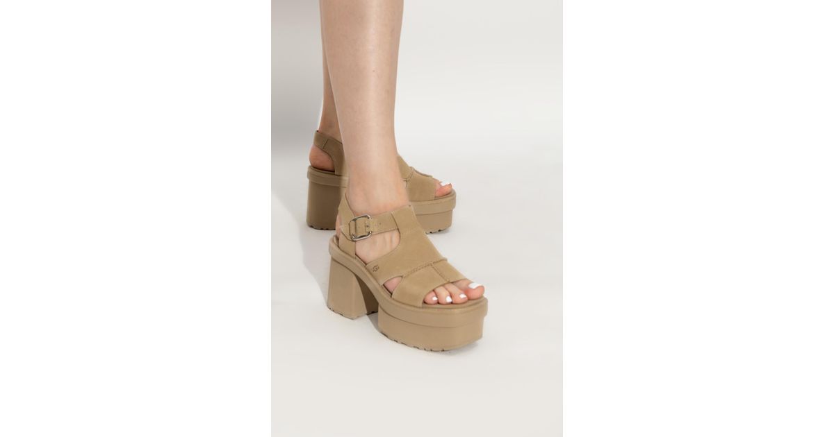 ugg-beige-Platform-Sandals-W-