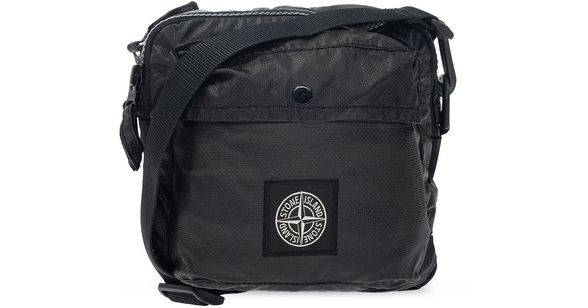 Stone Island Shoulder Bag With Logo in Black for Men | Lyst Stone Island Shoulder Bag With Logo in Black for Men | Lyst