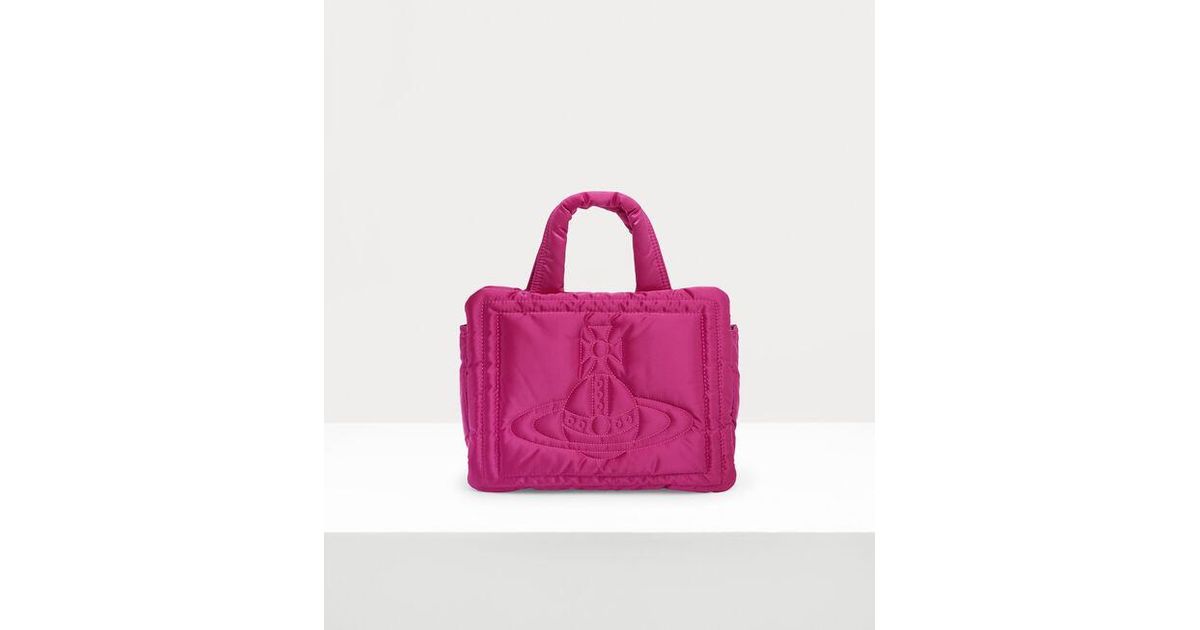 Vivienne Westwood Small Margaret Square Bag Padded Nylon in