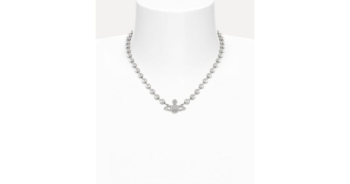 【Vivienne Westwood】Thames Mini Bath Relief Choker Necklace Vivienne Westwood Thames Mini Bas Relief Choker Cubic