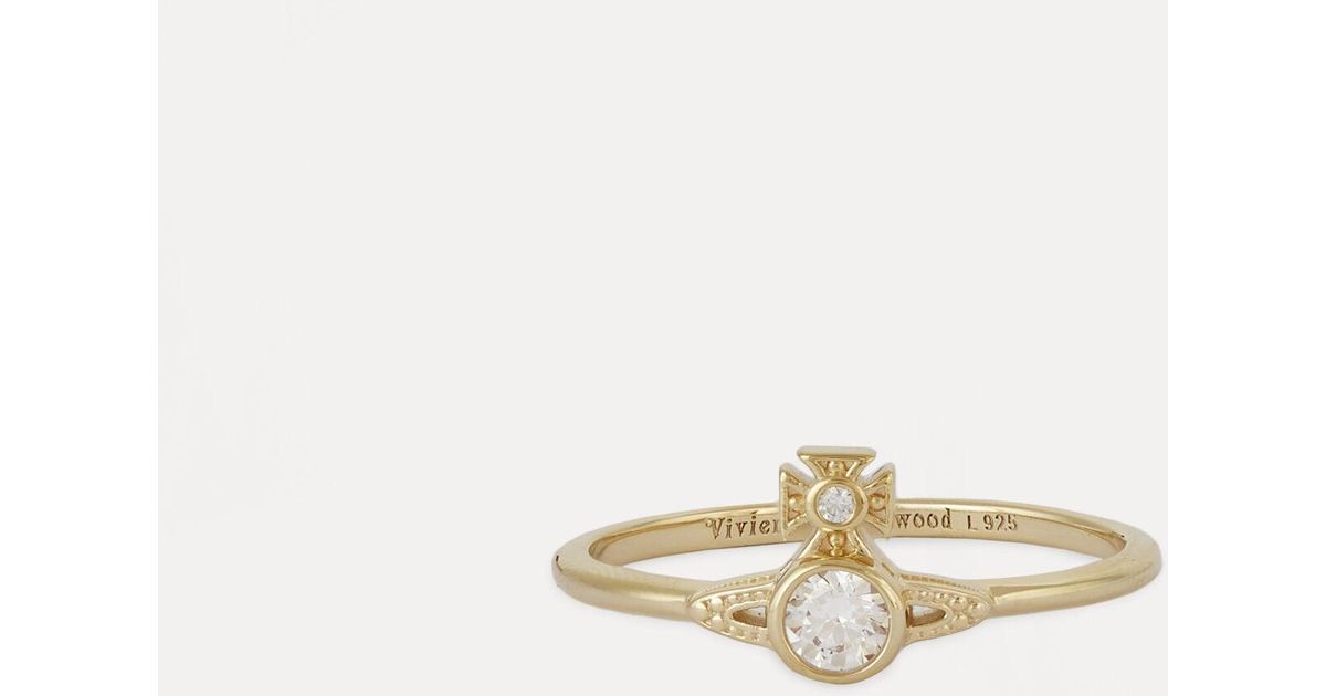 Vivienne Westwood London Orb Ring Gold Tone In Metallic Lyst Vivienne Westwood London Orb Ring Gold Tone In Metallic Lyst