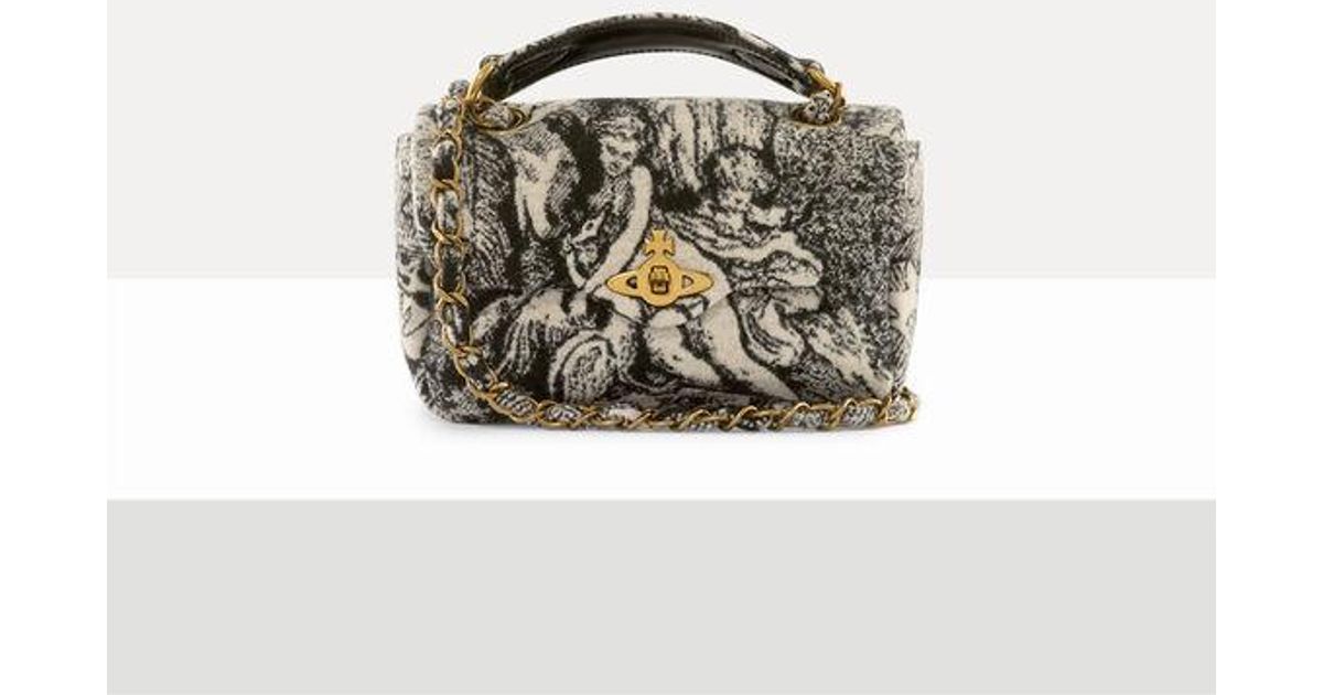 Vivienne Westwood Anita Small Chain Shoulder Bag Venus Wool 
