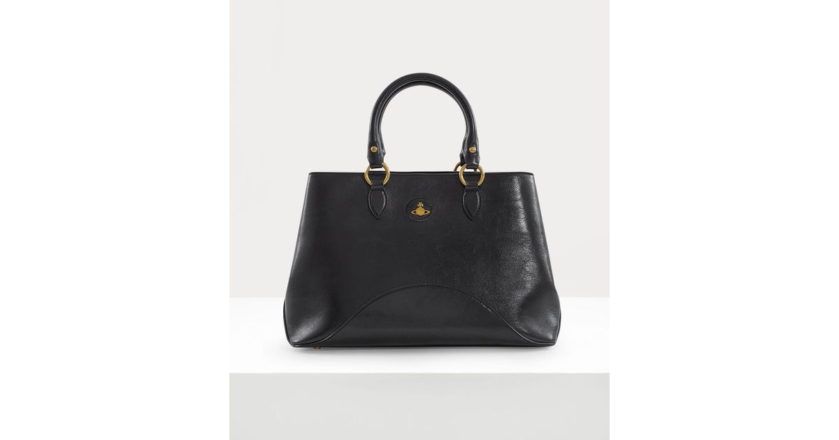 Vivienne Westwood Britney Medium Handbag in Black | Lyst UK