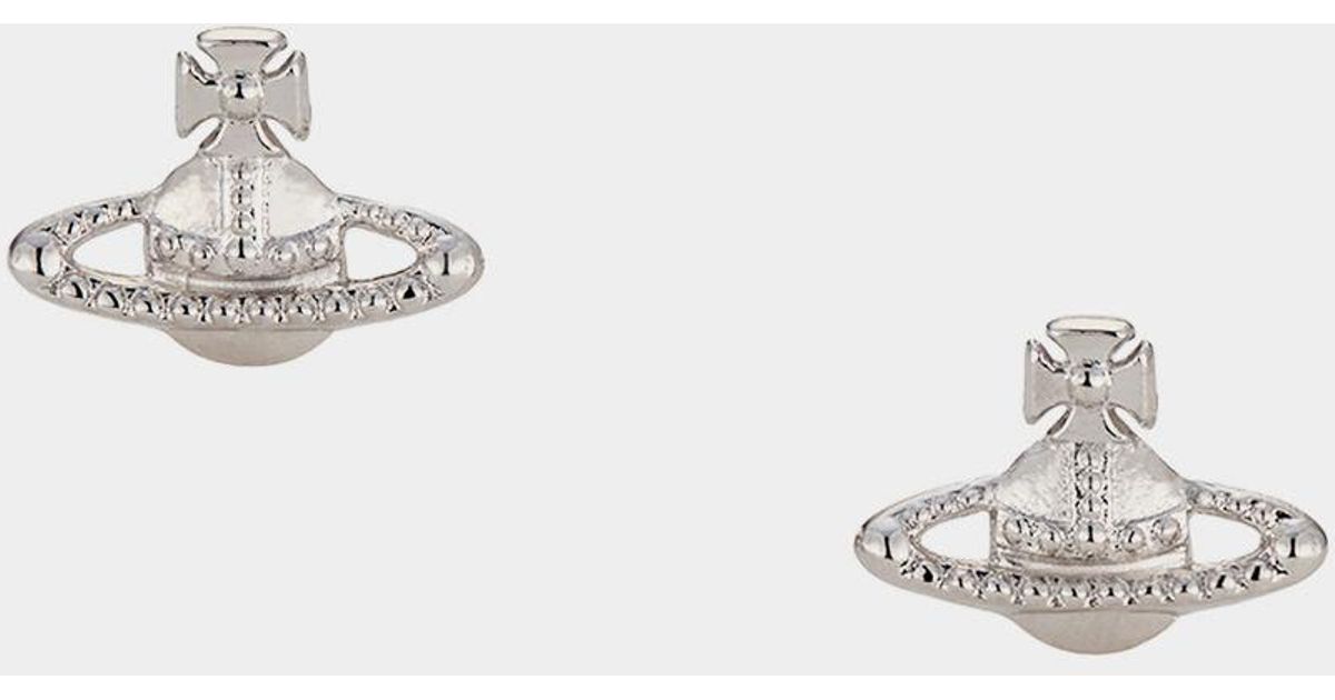 Vivienne Westwood Farah Earrings in Rhodium (Metallic) - Lyst